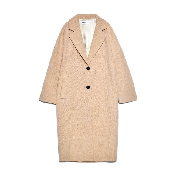 🆕✨ TAUPE BUTTONED RUSTIC COAT - Picture 11 of 11